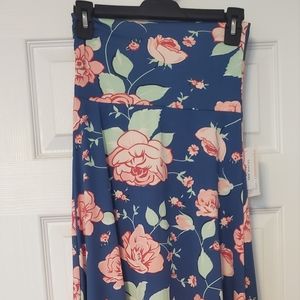 Lularoe Floral Olivia HI Low Skirt